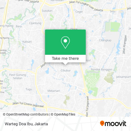 Warteg Doa Ibu map