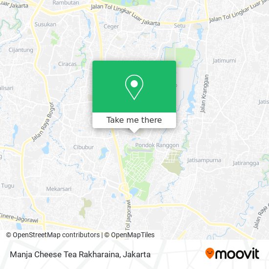 Manja Cheese Tea Rakharaina map