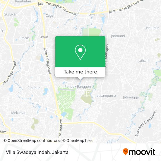 Villa Swadaya Indah map