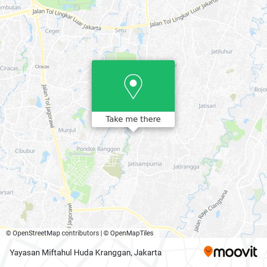 Yayasan Miftahul Huda Kranggan map