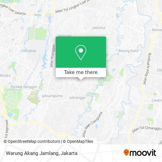 Warung Akang Jamlang map