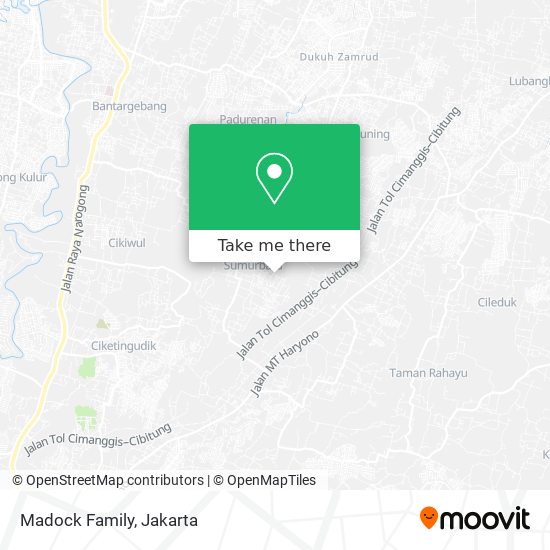 Madock Family map