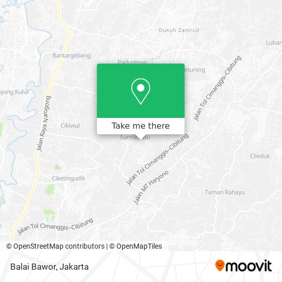 Balai Bawor map