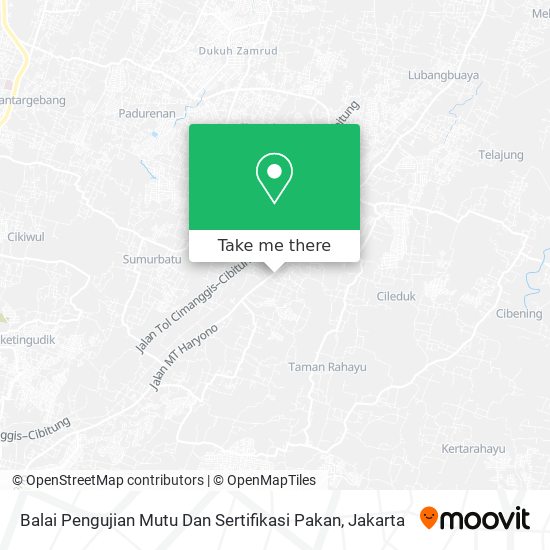Balai Pengujian Mutu Dan Sertifikasi Pakan map