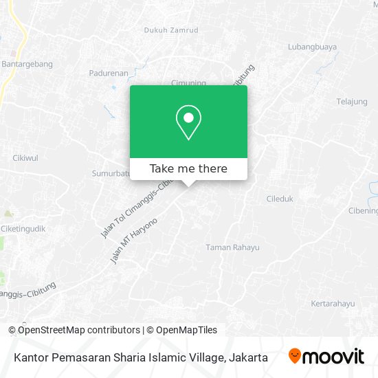 Kantor Pemasaran Sharia Islamic Village map