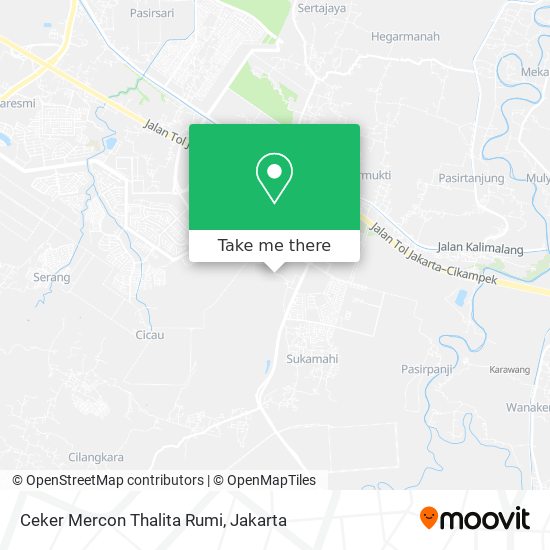 Ceker Mercon Thalita Rumi map