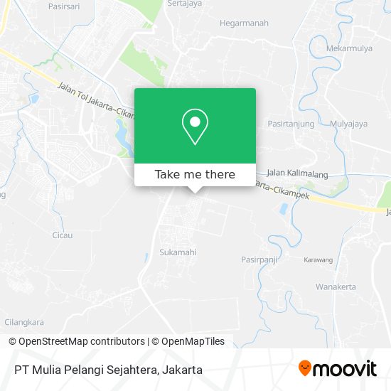 PT Mulia Pelangi Sejahtera map