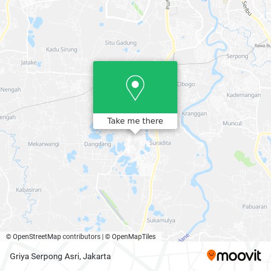 Griya Serpong Asri map