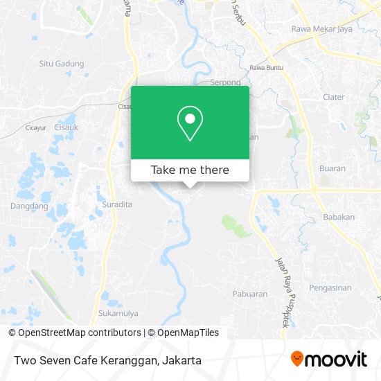 Two Seven Cafe Keranggan map