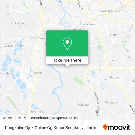 Pangkalan Ojek Online Gg Kubur Sengkol map