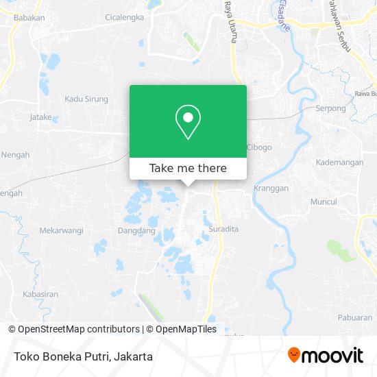 Toko Boneka Putri map