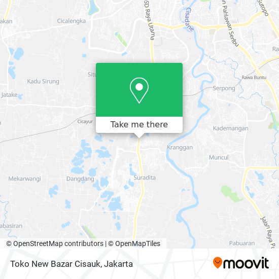 Toko New Bazar Cisauk map