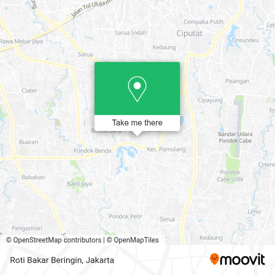 Roti Bakar Beringin map