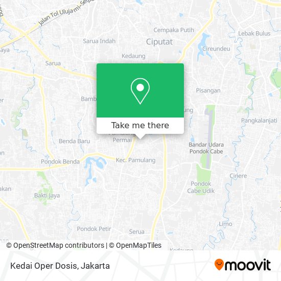 Kedai Oper Dosis map