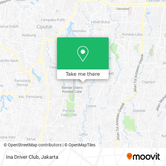 Ina Driver Club map