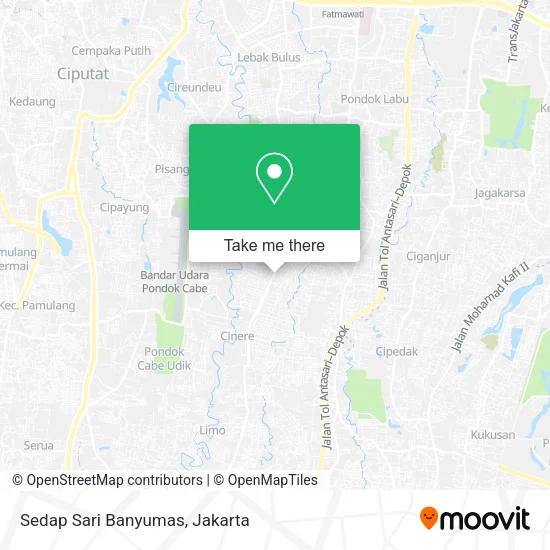 Sedap Sari Banyumas map