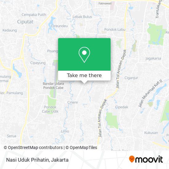 Nasi Uduk Prihatin map