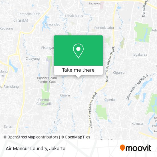 Air Mancur Laundry map