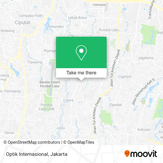 Optik Internasional map
