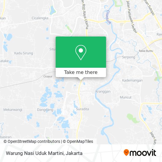 Warung Nasi Uduk Martini map