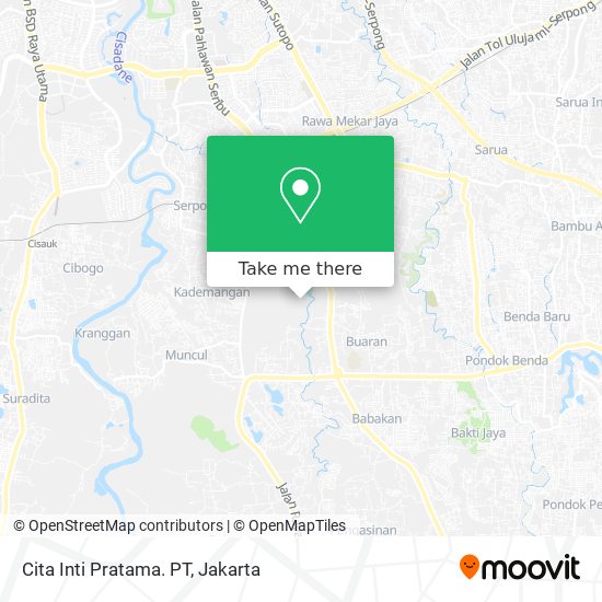 Cita Inti Pratama. PT map