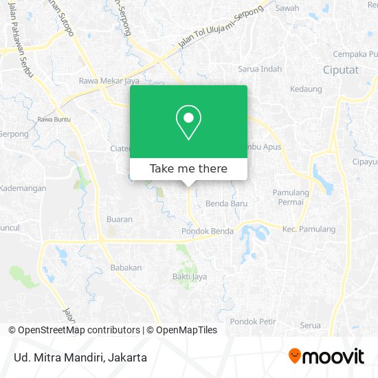 Ud. Mitra Mandiri map