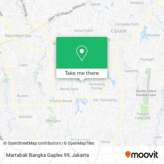 Martabak Bangka Gaplex 99 map