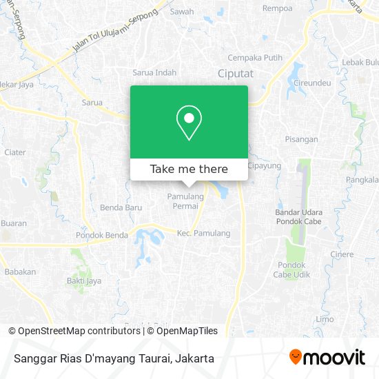 Sanggar Rias D'mayang Taurai map