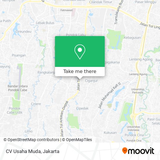 CV Usaha Muda map