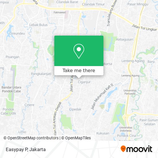 Easypay P map