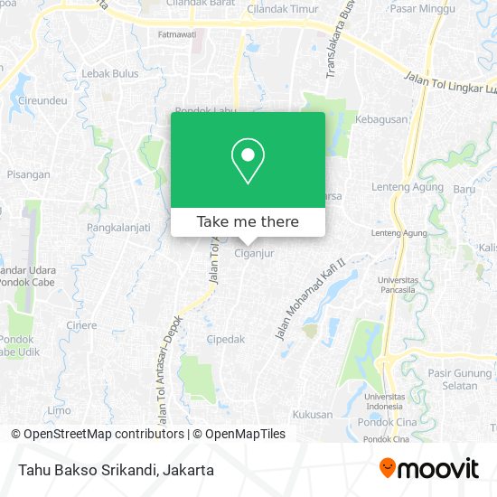 Tahu Bakso Srikandi map