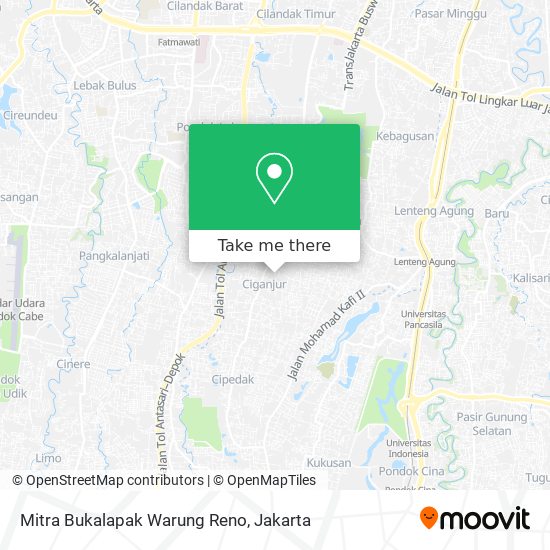 Mitra Bukalapak Warung Reno map