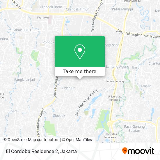 El Cordoba Residence 2 map