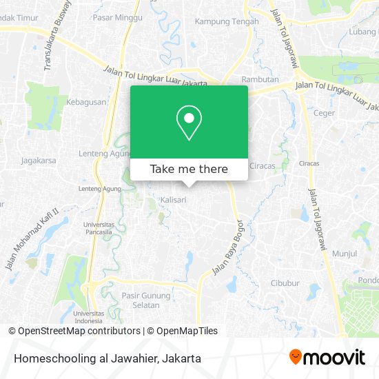 Homeschooling al Jawahier map