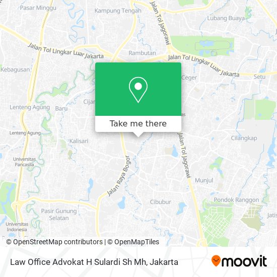Law Office Advokat H Sulardi Sh Mh map
