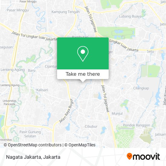 Nagata Jakarta map