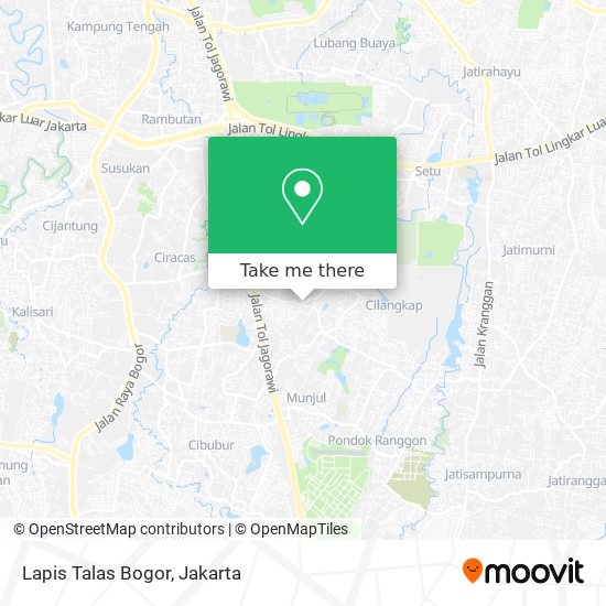 Lapis Talas Bogor map