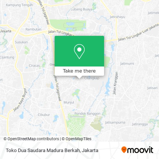 Toko Dua Saudara Madura Berkah map