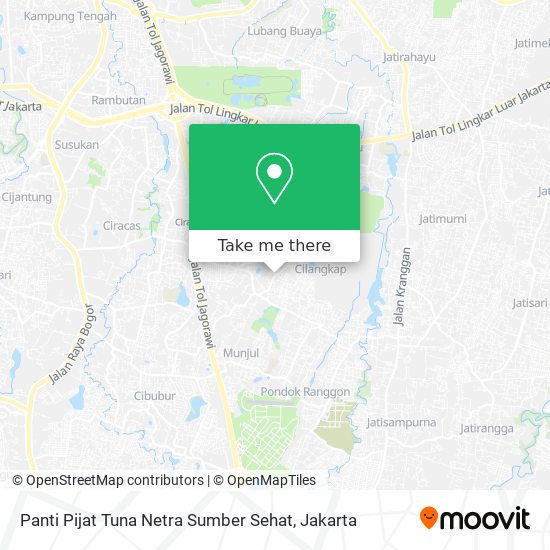 Panti Pijat Tuna Netra Sumber Sehat map