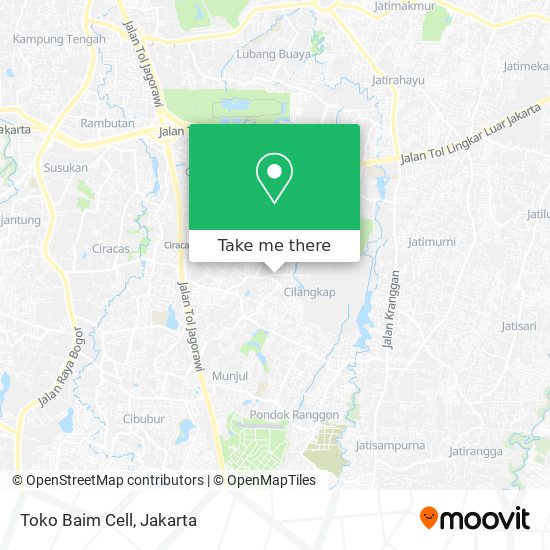 Toko Baim Cell map