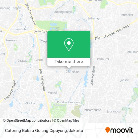 Catering Bakso Gulung Cipayung map