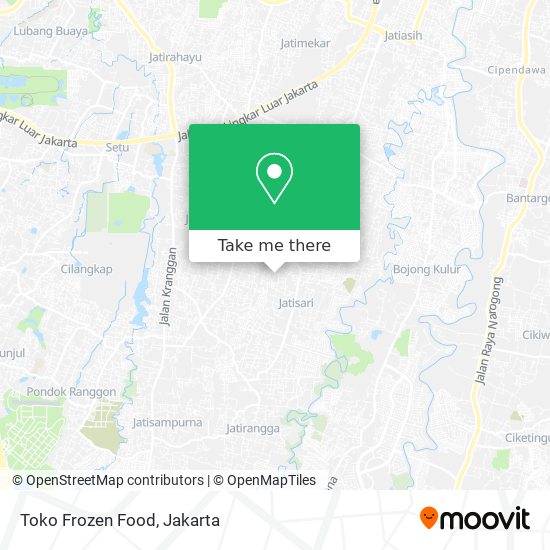 Toko Frozen Food map