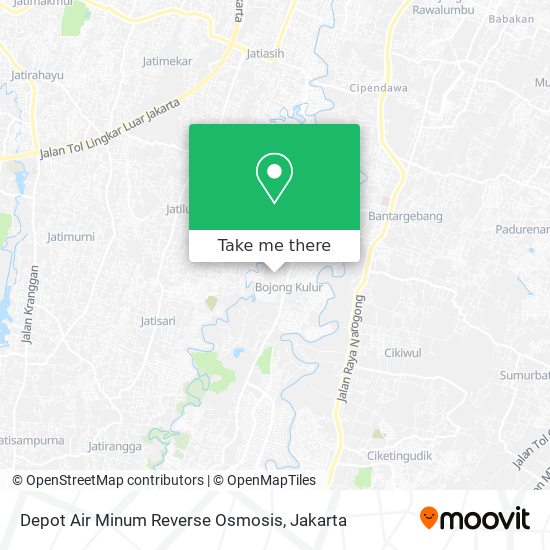 Depot Air Minum Reverse Osmosis map