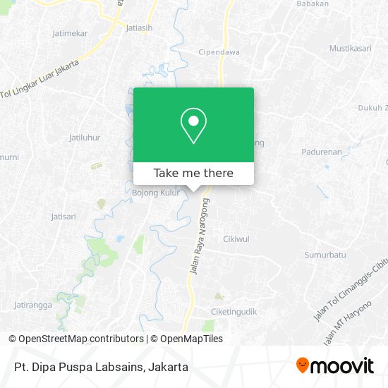 Pt. Dipa Puspa Labsains map