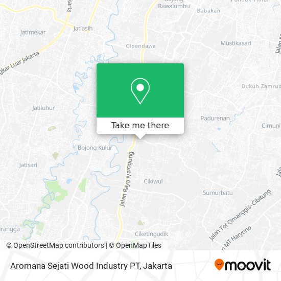 Aromana Sejati Wood Industry PT map