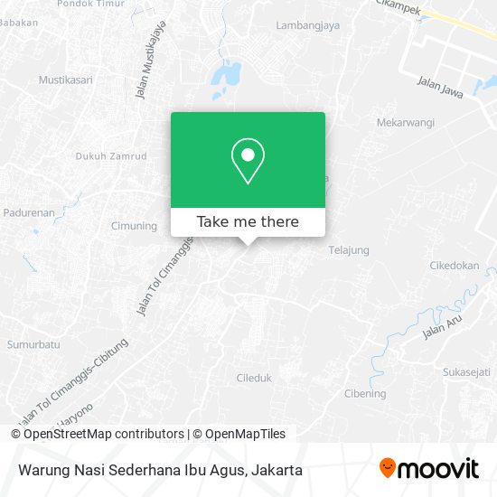 Warung Nasi Sederhana Ibu Agus map