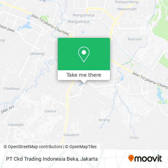 PT Ckd Trading Indonesia Beka map