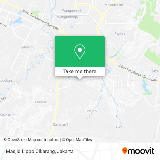 Masjid Lippo Cikarang map