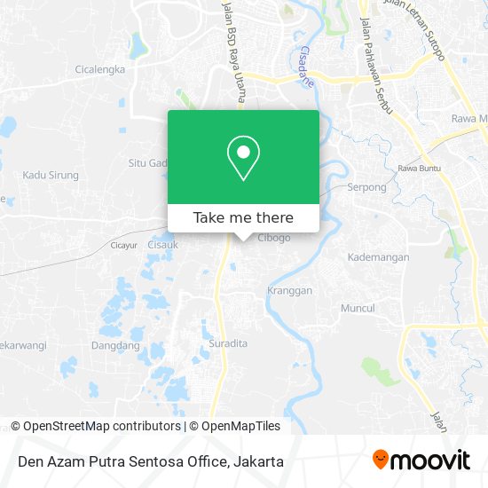 Den Azam Putra Sentosa Office map
