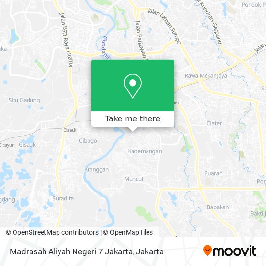 Madrasah Aliyah Negeri 7 Jakarta map